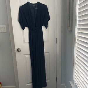 Reformation Navy Maxi Dress